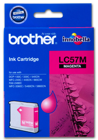 Mực in brother LC 57M màu đỏ