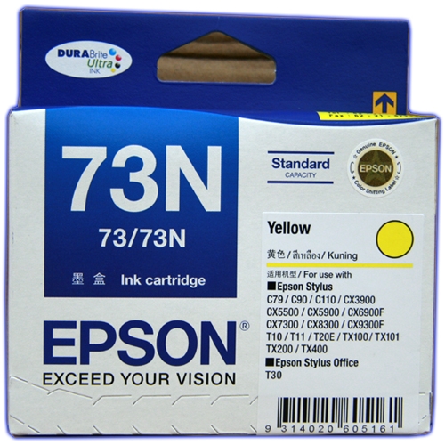 Mực in epson C13T105490 (T73N) màu vàng