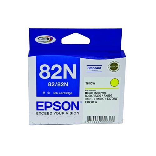 Mực in epson C13T112490 (T82N) màu vàng