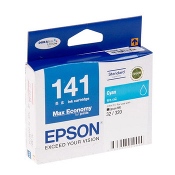 Mực in epson C13T141290 (T141) màu xanh