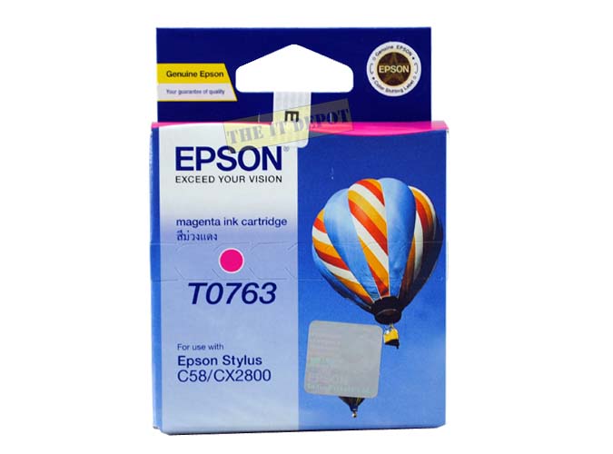 Mực in epson T0763 màu đỏ