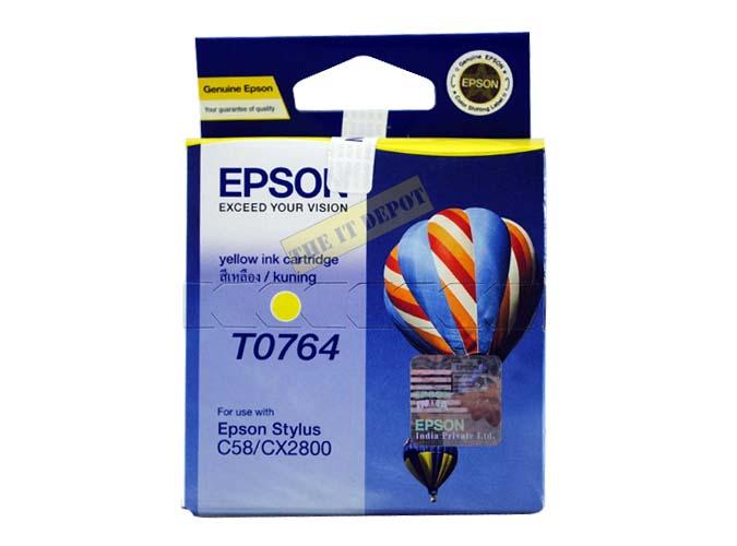 Mực in epson T0764 màu vàng