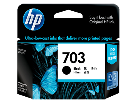 Mực in phun màu HP 703 màu đen